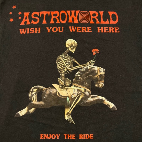 Astroworld Travis Scott Cactus Jack Tour Shirts - Picture 3 of 5